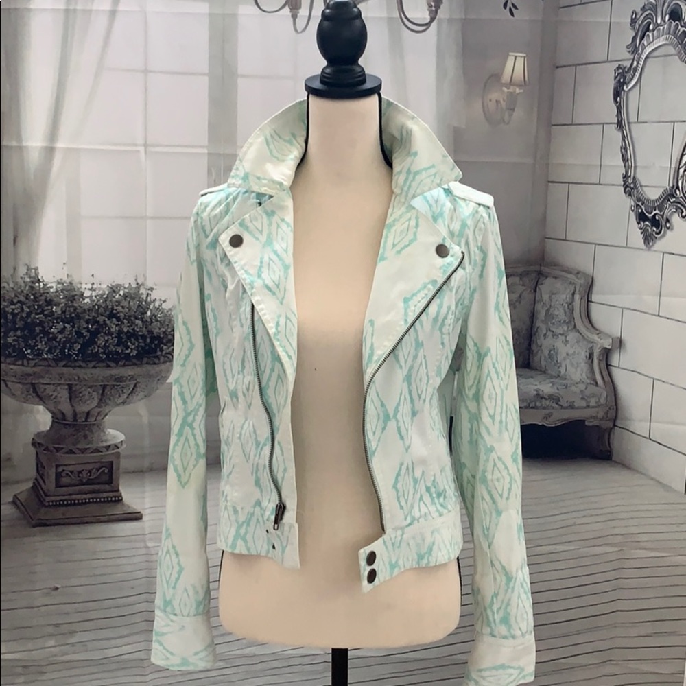 Vintage Retro Mudd. Moto Jacket